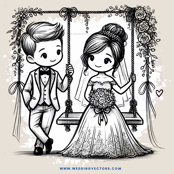 a young couple on swing