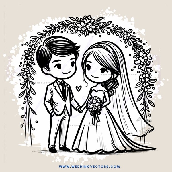 a bride and groom in wedding ceremonies