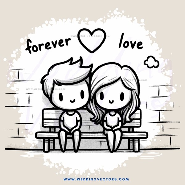 two love birds sitting on a bench