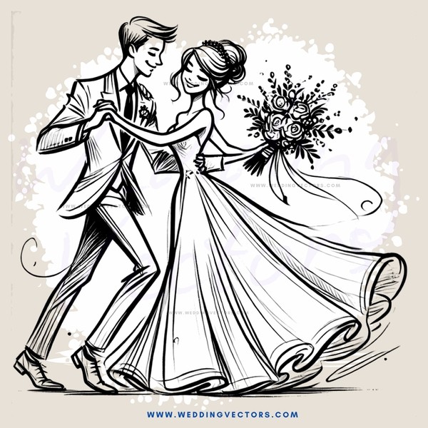 a couple dancing together