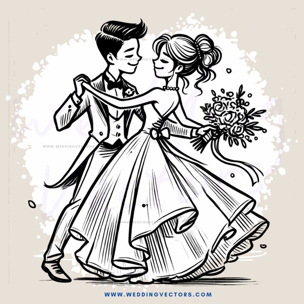a couple dancing together