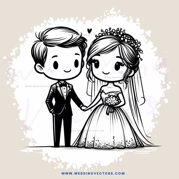 the groom and bride