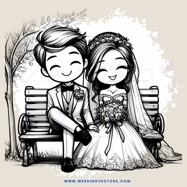 couple sitting on bench in park