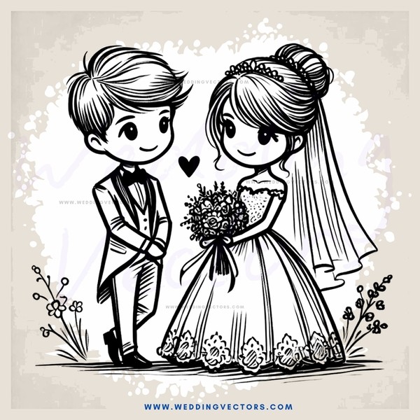 a wedding illustration