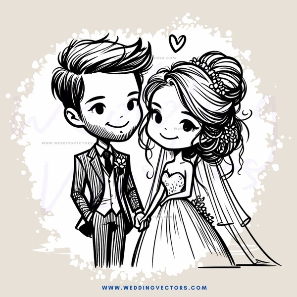 a couple's wedding portrait