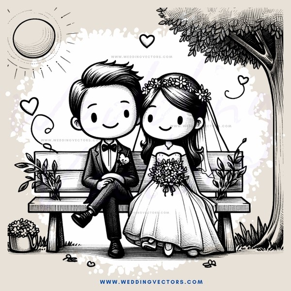 a couple sitting on a bench