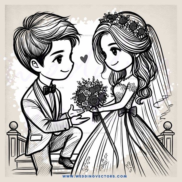 a bride and groom exchanging vows