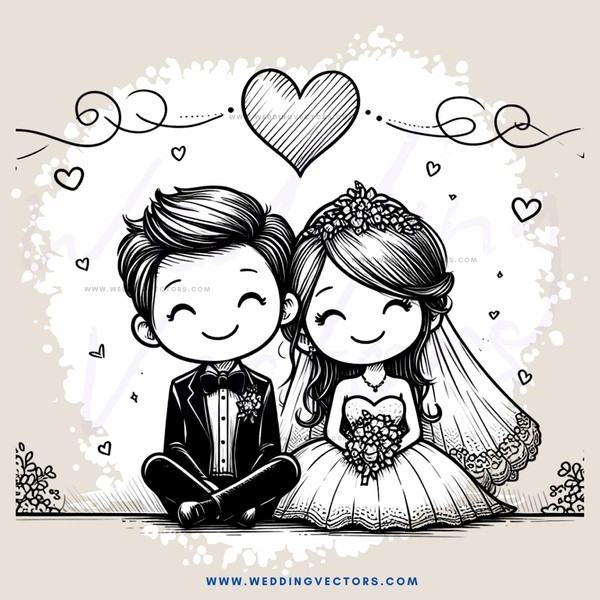 a couple in love sitting together