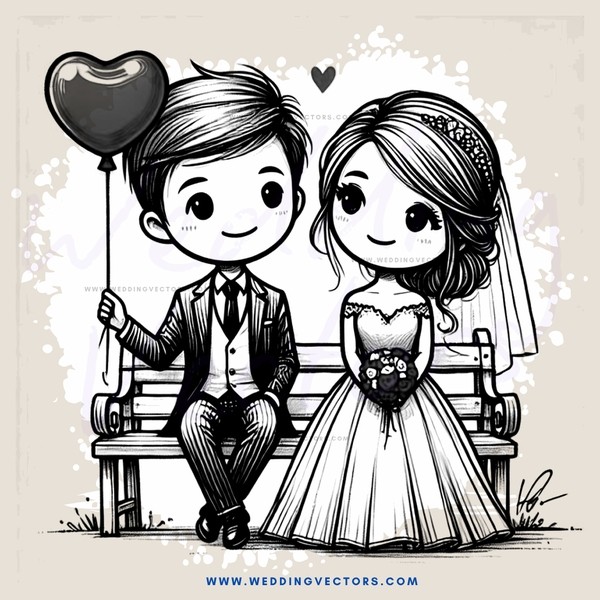 a young couple sitting on a bench