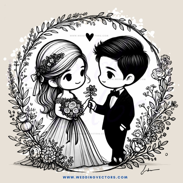 a romantic engagement portrait in black and white