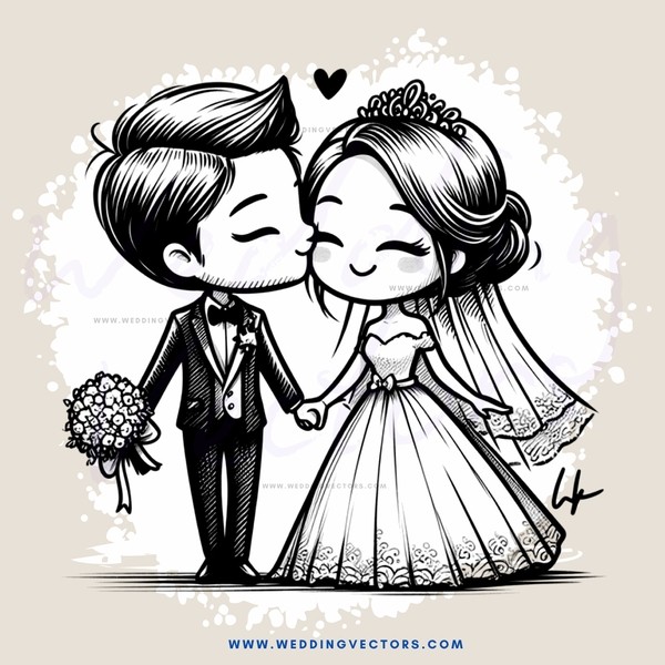 a couple exchanging rings in wedding attire