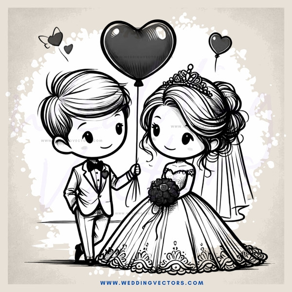 a boy and girl holding hearts in their hands