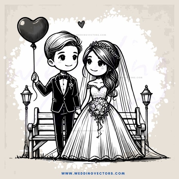 a boy and girl on a bench holding hearts