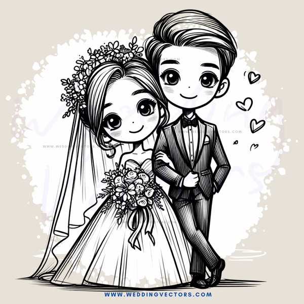 a bride and groom emoji