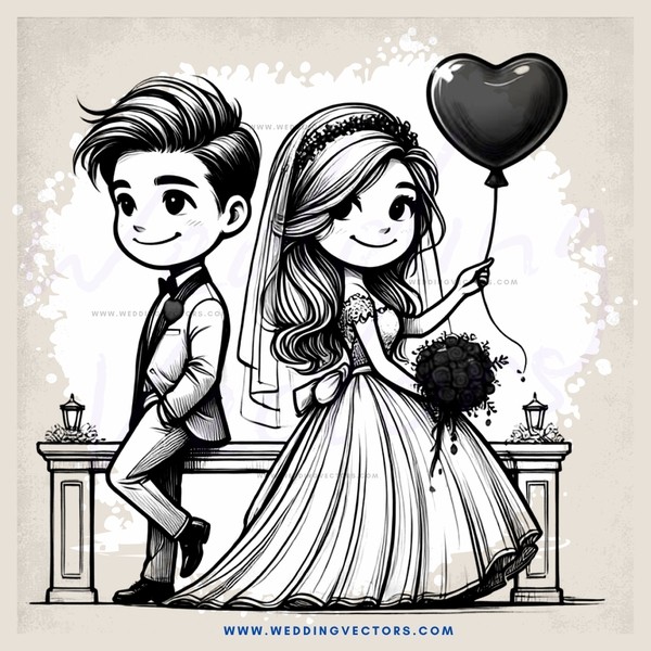 a couple sitting on a bench with a heart balloon