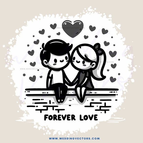 forever love cartoon