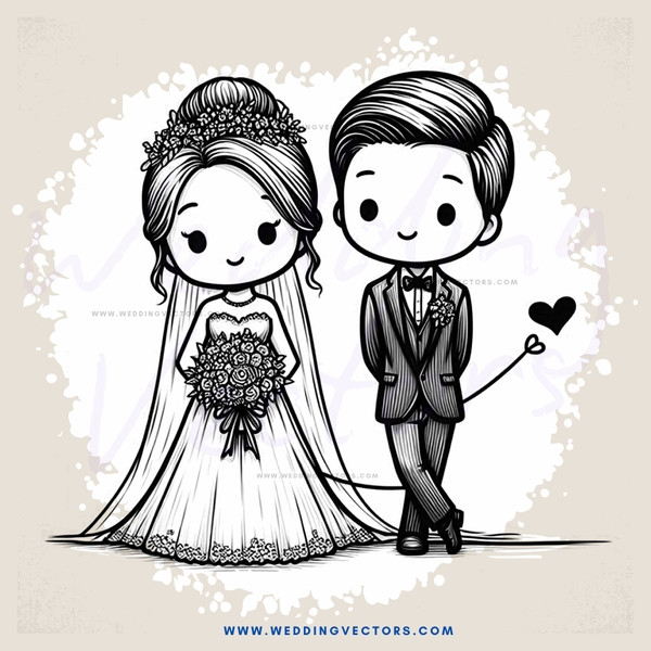 couple holding rings and flowers