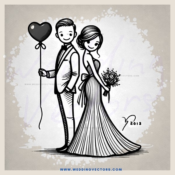 a newlywed couple sharing their first dance