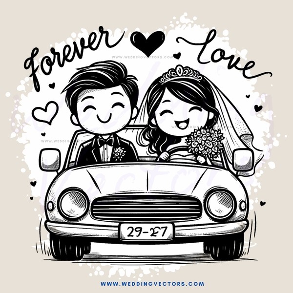 forever love (black and white picture)