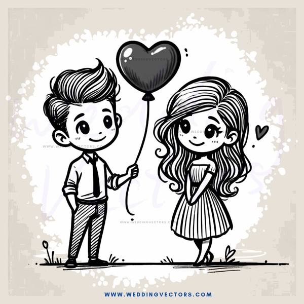 a boy and girl flying kites