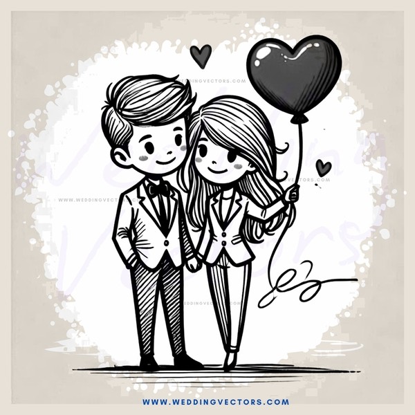 boy and girl standing together