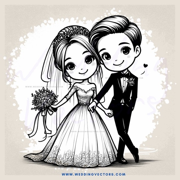 the bride and groom