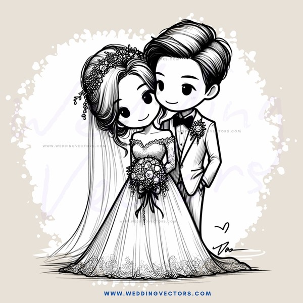 wedding couple embrace