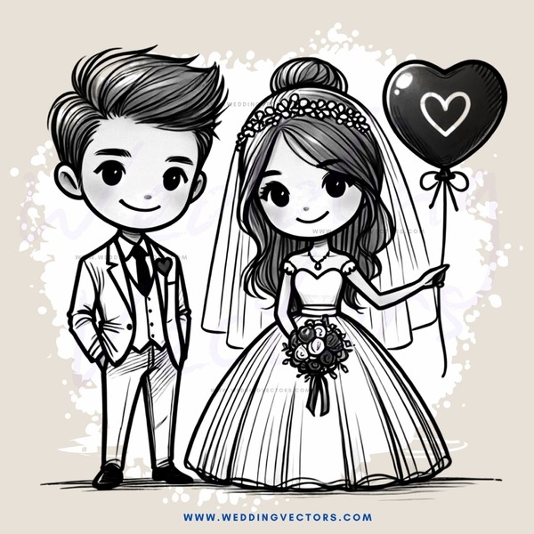 a boy and girl holding hearts