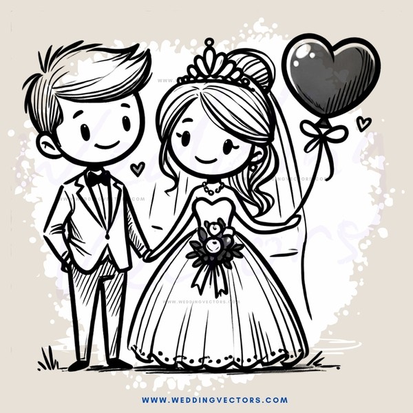 wedding couple's picture