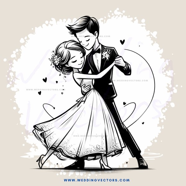 a couple dancing together