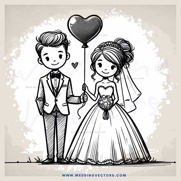 love and happiness illustration