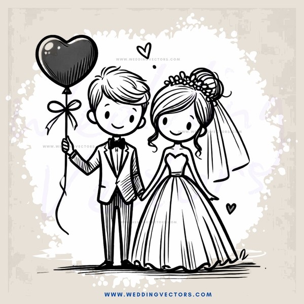 wedding bride and groom picture