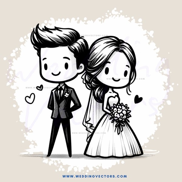 a bride and groom at their wedding reception