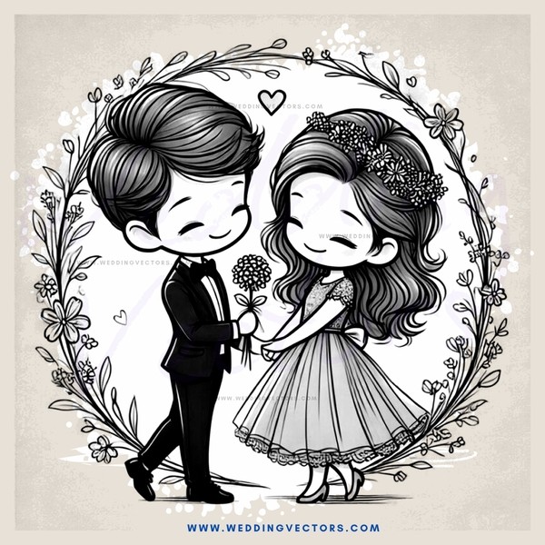 love icon in cartoon format
