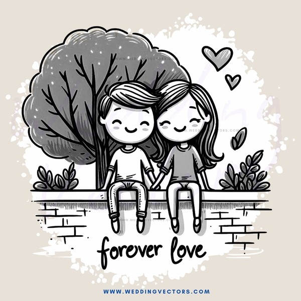 forever love cartoon