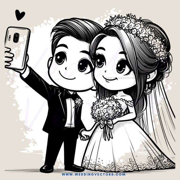 a man and woman taking a selfie