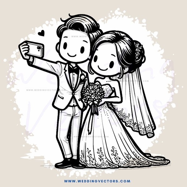 couple taking selfie