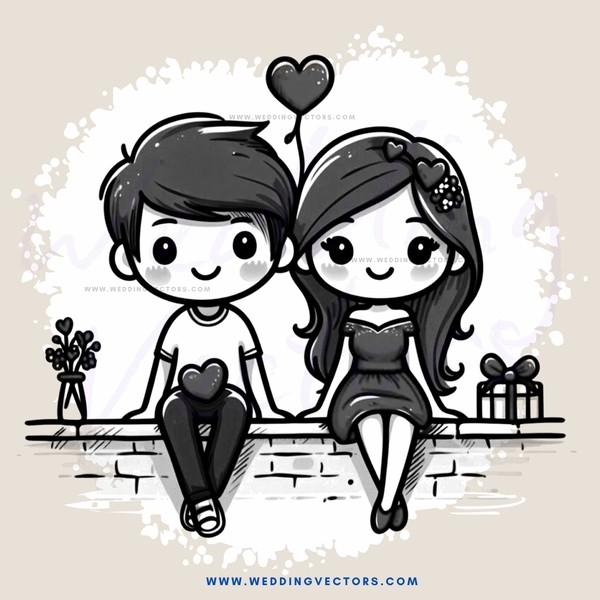 two people sitting on a brick wall