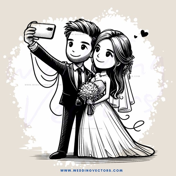 a couple posing for a picture