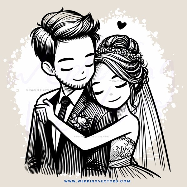 a couple hugging in black and white