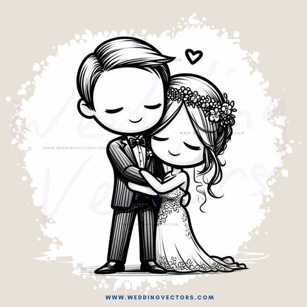 a boy and girl hugging