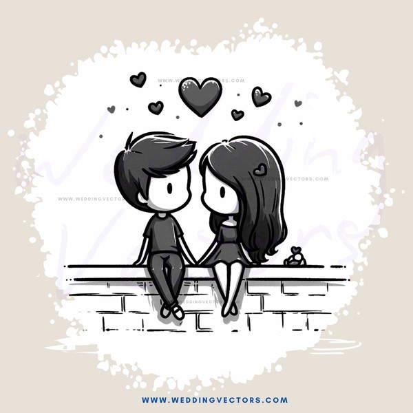 two people sitting close together