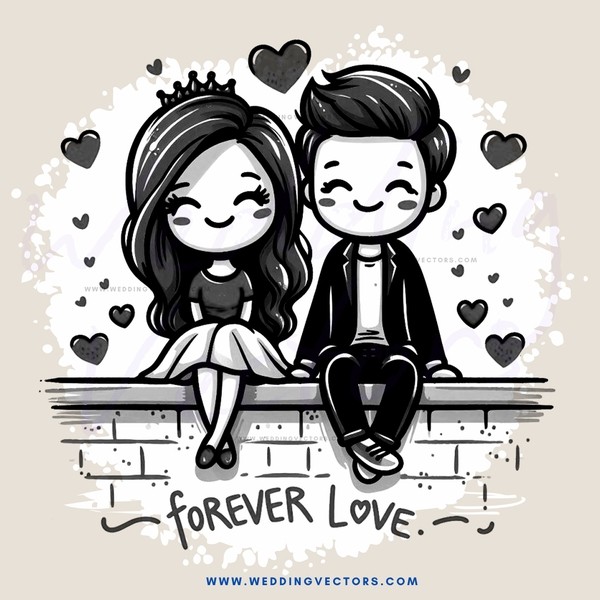 forever love cartoon