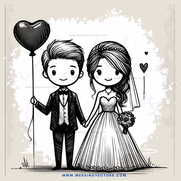 wedding bride and groom