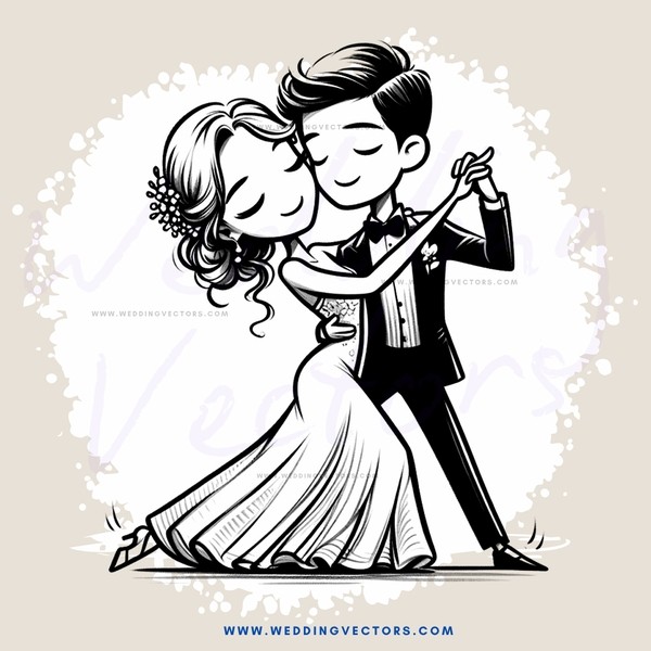 man and woman dancing