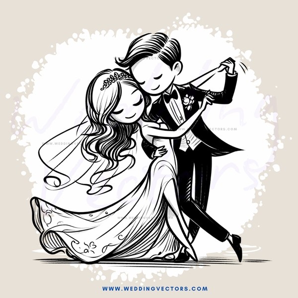a couple dancing together