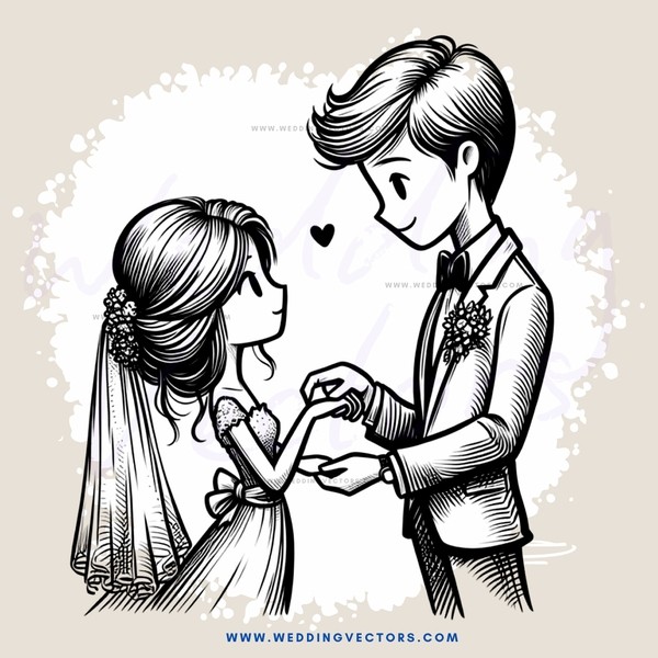 wedding ring exchange