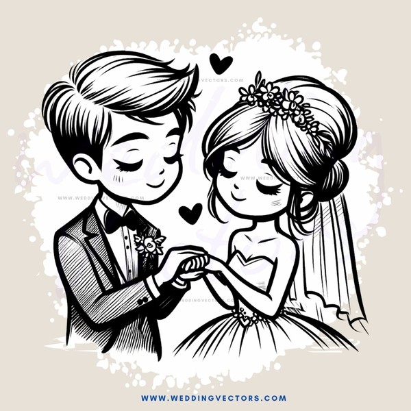 groom and bride at their wedding