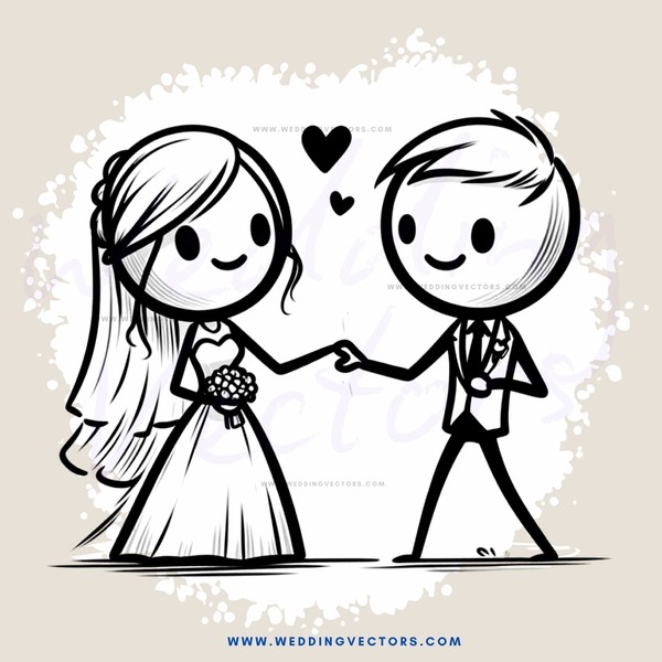 wedding couple embrace