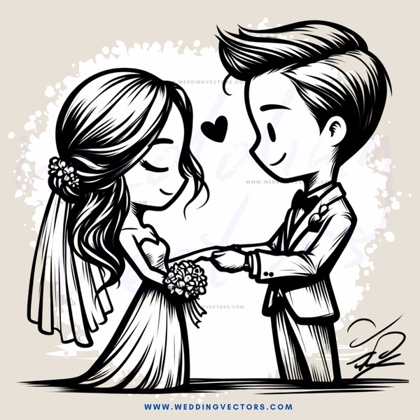 wedding couple's picture
